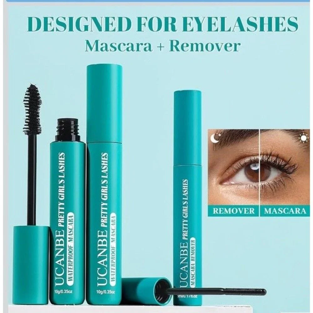 Set 2 UCANBE Pretty Girl Lashes Includes Mascara And Remover